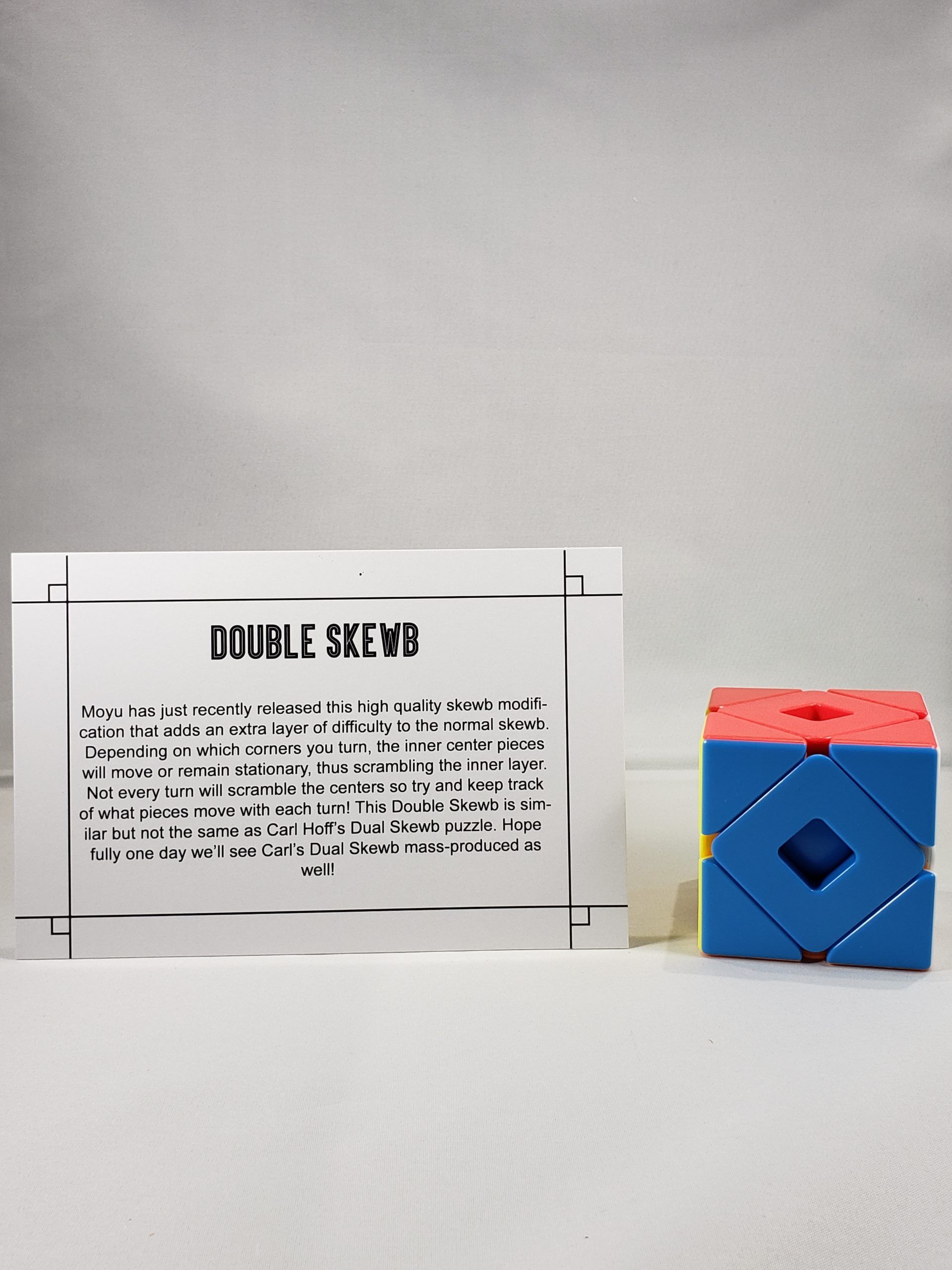 Double Skewb Puzzle Double Skewb past crates