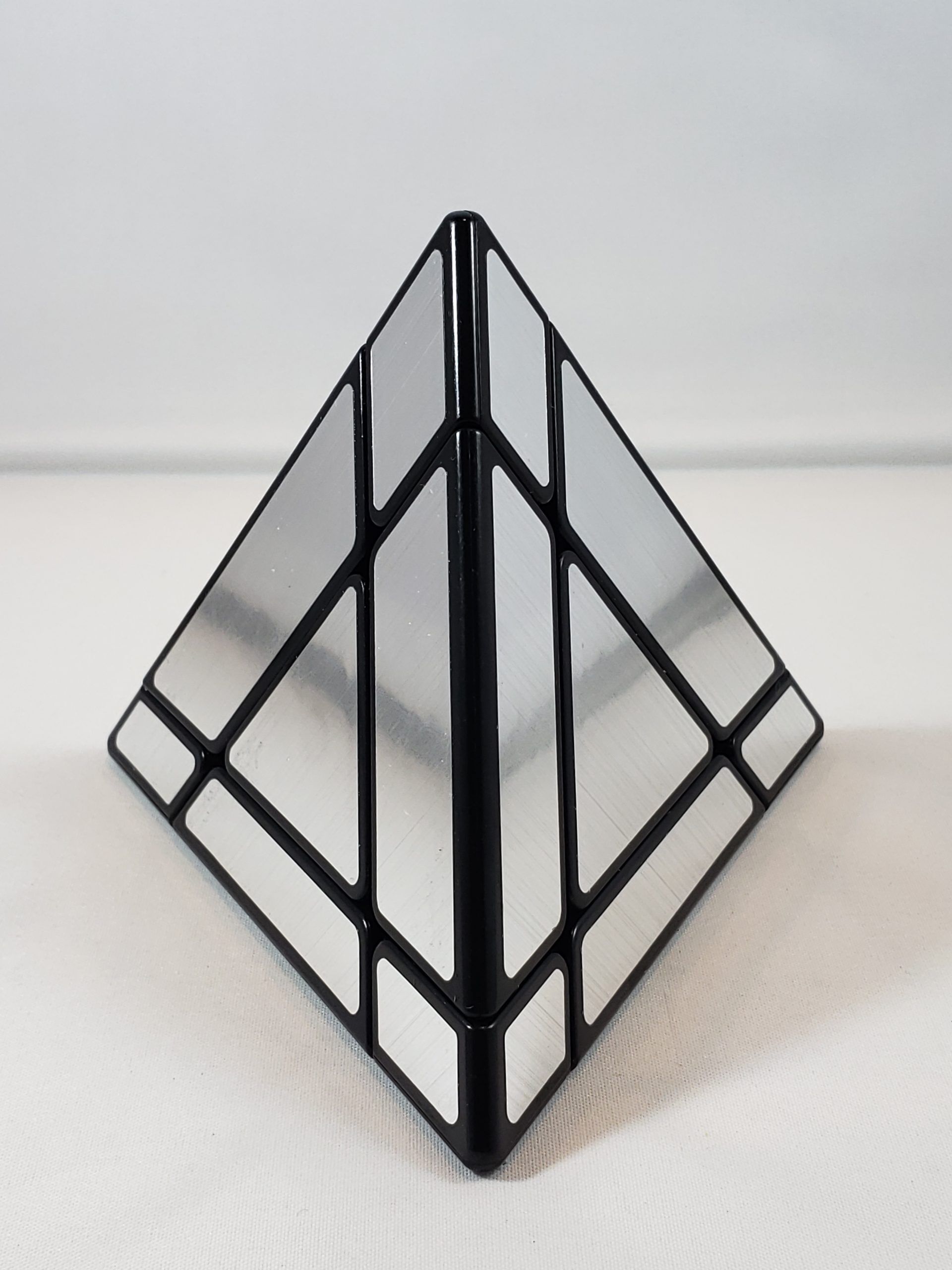 Mirror Pyraminx Silver Crazy Gear Cube